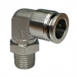 SPL08-01S1P Штуцер угловой нерж PT1/8 8мм